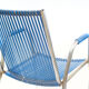 Set of 2 kids chair with scoubidou grid France 60s
