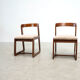 Ensemble de six chaises de salle à manger italiennes