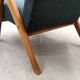 Mid Century Easy Chair Model B - 310 Var in Blue Boucle