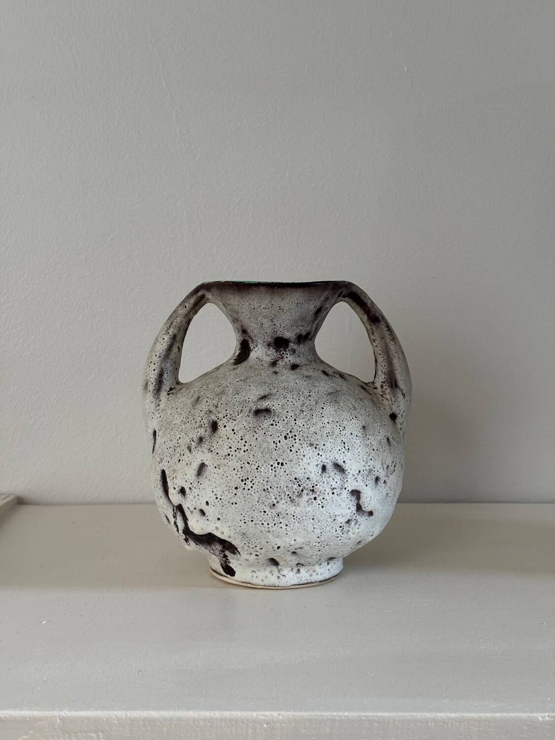 Vintage fat lava vase