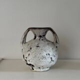 Vintage fat lava vase