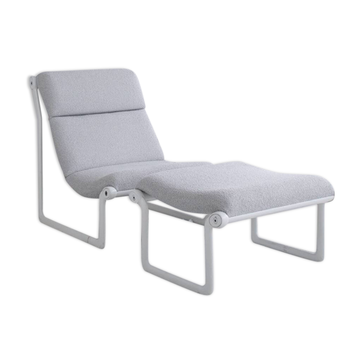 Fauteuil Sling Knoll International et repose-pieds par Hannah & Morrison 1971