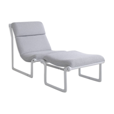 Fauteuil Sling Knoll International et repose-pieds par Hannah & Morrison 1971