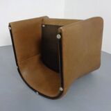 Set of Mid-Century German Leather Cocktail Chairs by Walter Knoll, 1960s