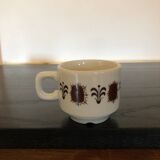 Vintage bistro cups