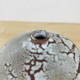 Vase boule grès vintage