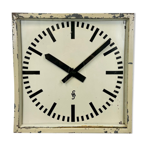 horloge murale industrielle