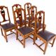 Un ensemble de chaises Art Déco, années 1940, Pologne.