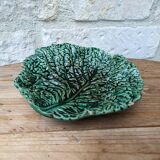 Sarreguemines ceramic cabbage leaf emptier