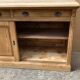 Meuble de métier comptoir buffet bahut enfilade bois brut