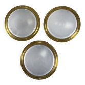 Three vintage "Waggon" model wall lights by Louis Poulsen, 1960s