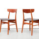 Ensemble de 4 chaises design danoises par Farstrup