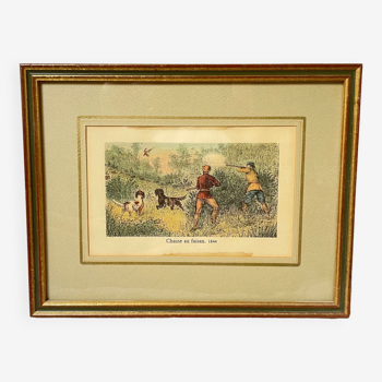 Hunting lithograph 1844