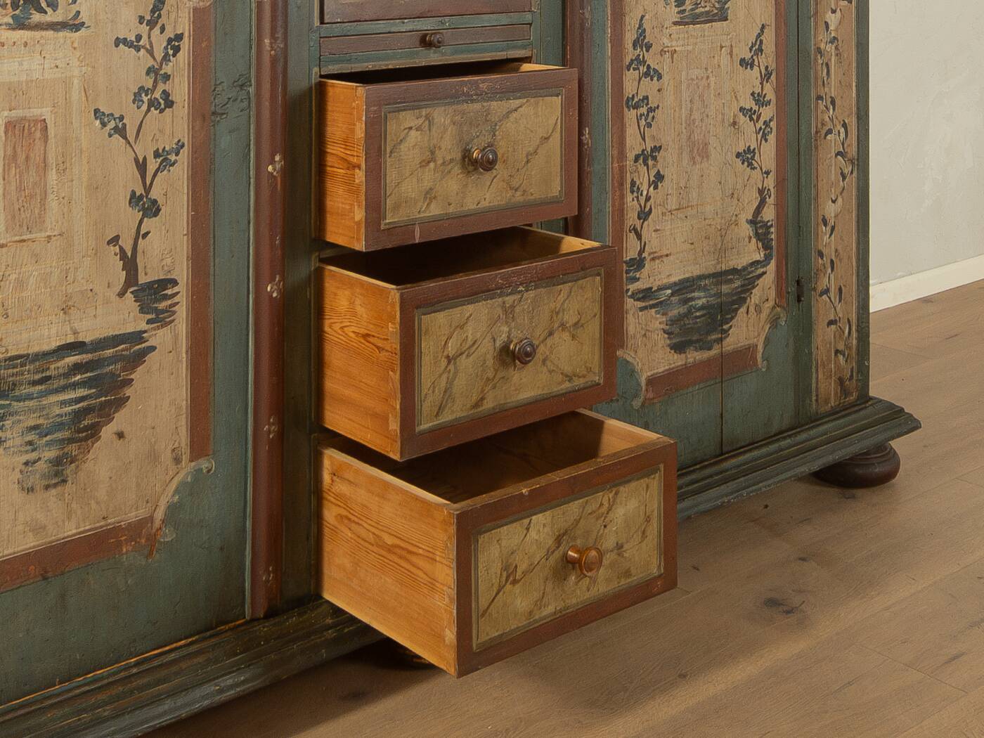 Antique wardrobe from the 19th century