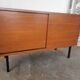 Buffet portes coulissantes en teck de Gunther Renkel pour Rego
