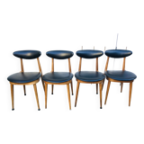 Lot of 4 Baumann Unicorn model chairs