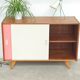 Wooden buffet U 452 pink by Jiri Jiroutek for Intérier Praha 1960