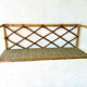 Vintage rattan wall shelf