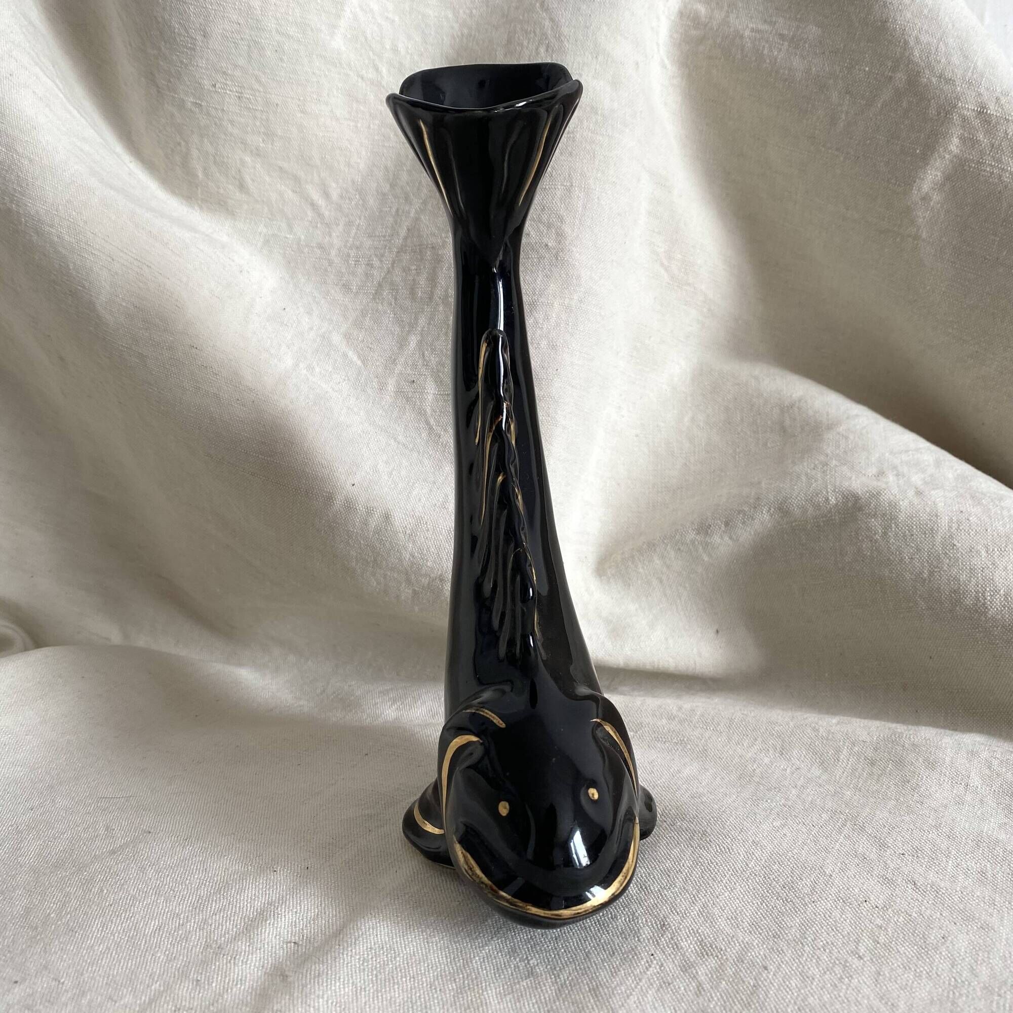 60s fish vase