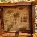 Lot of 5 old wooden chairs