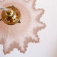 Suspension ancienne en opaline et laiton