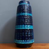 Scheurich blue ceramic vase model 260-30