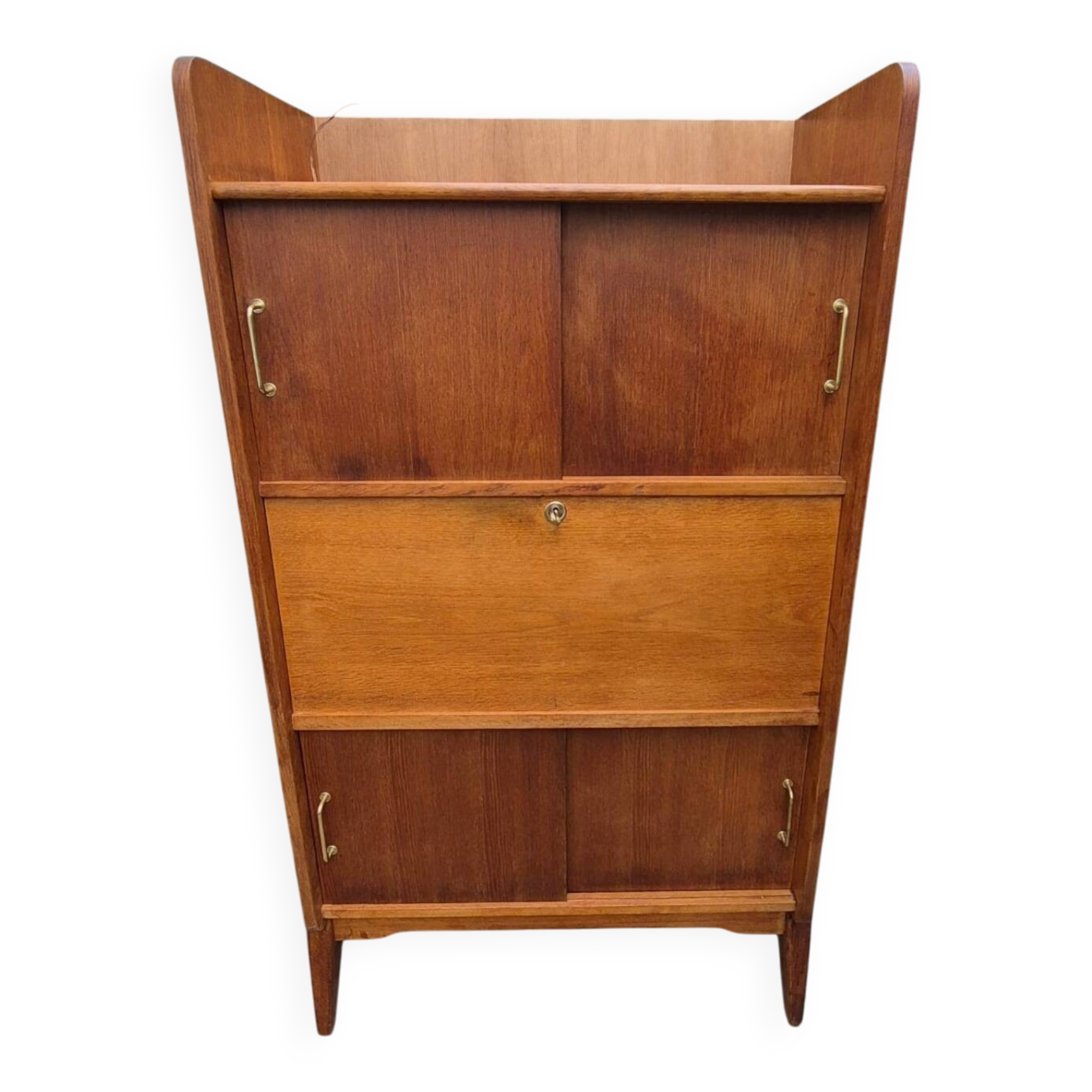 Oak secretary desk, 1960