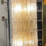 Extra Large Murano Glass Brass Sconces Set of 2