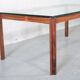 Table basse en palissandre minimaliste danoise, années 1960