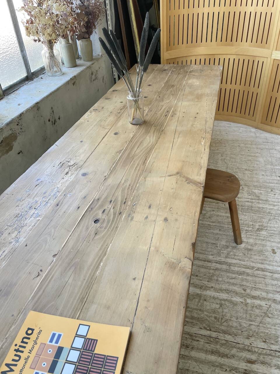 4m XXL pine and oak farmhouse table