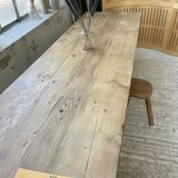4m XXL pine and oak farmhouse table