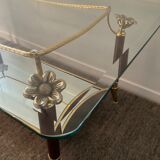 Italian coffee table Hollywood Regency style of the 70s