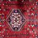 Handmade vintage Persian Malayer rug 106cm x 151cm, 1970s