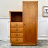 Vintage asymmetrical wardrobe