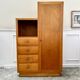 Vintage asymmetrical wardrobe