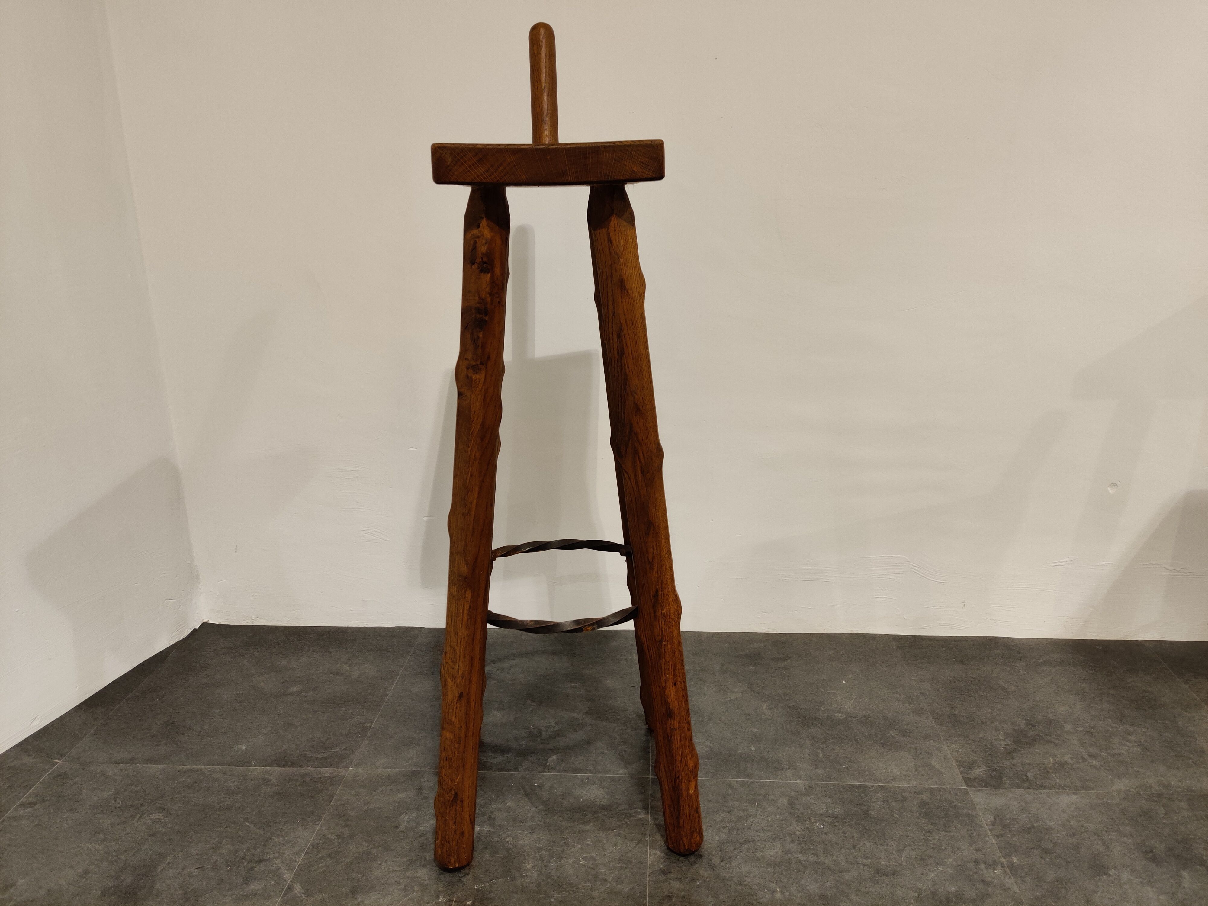 Mid century brutalist bar stools, 1950
