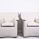 pair of armchairs Laurianetta by Afra and Tobia Scarpa for B&B Italia