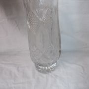 Cut crystal vase