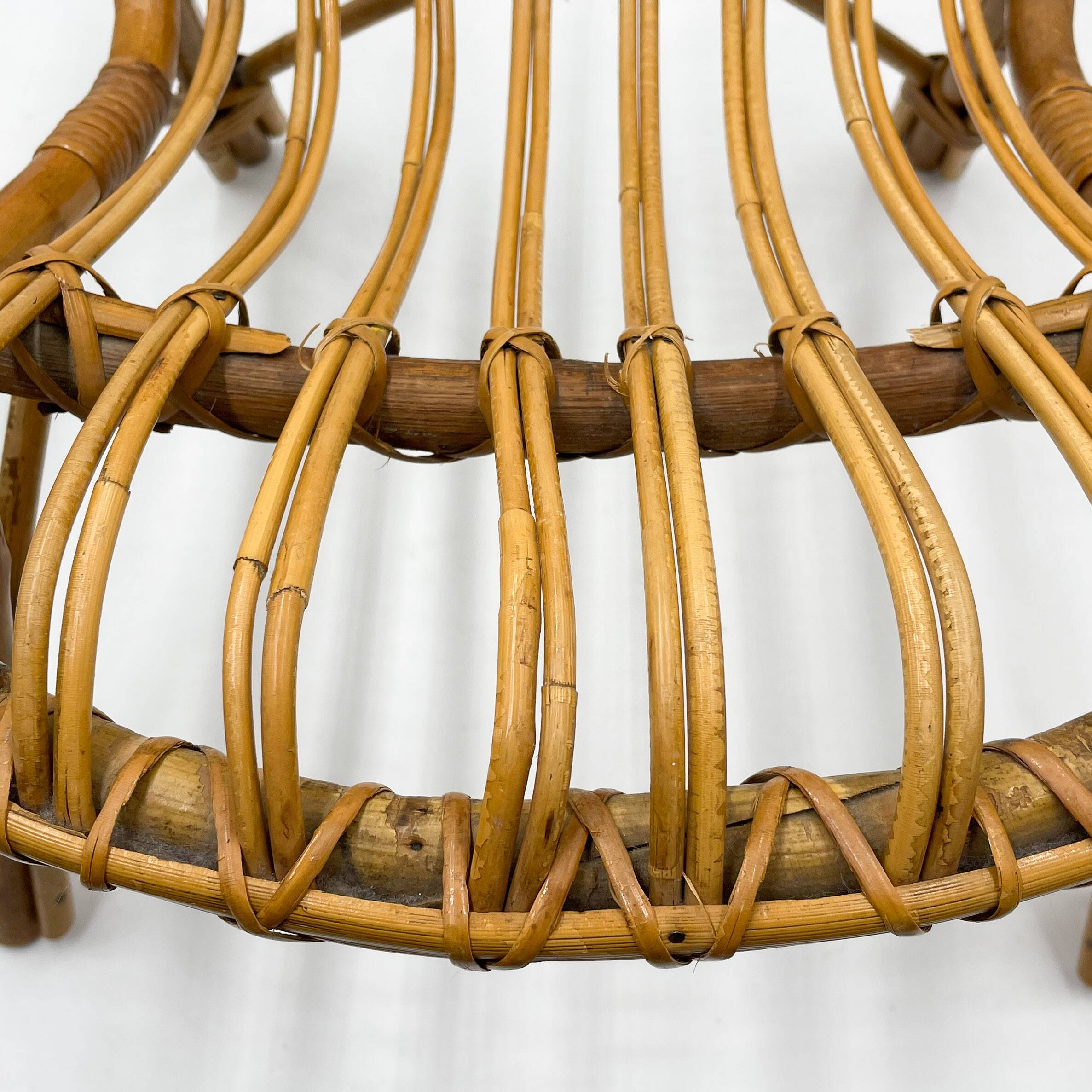 Rattan/bamboo children's armchair