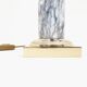 Pair of marble and brass palm lamps by Baker SA