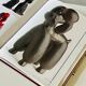 Charming figurine sculpture of a poodle dog by Leopold Anzengruber, Austria, 1950s.