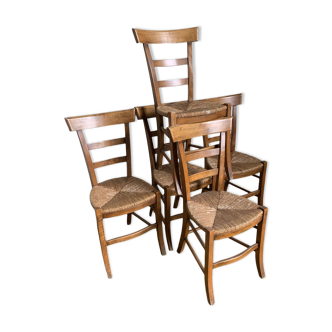 5 country bistro chairs