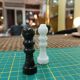 Jeu d'échecs en marbre de Corfou