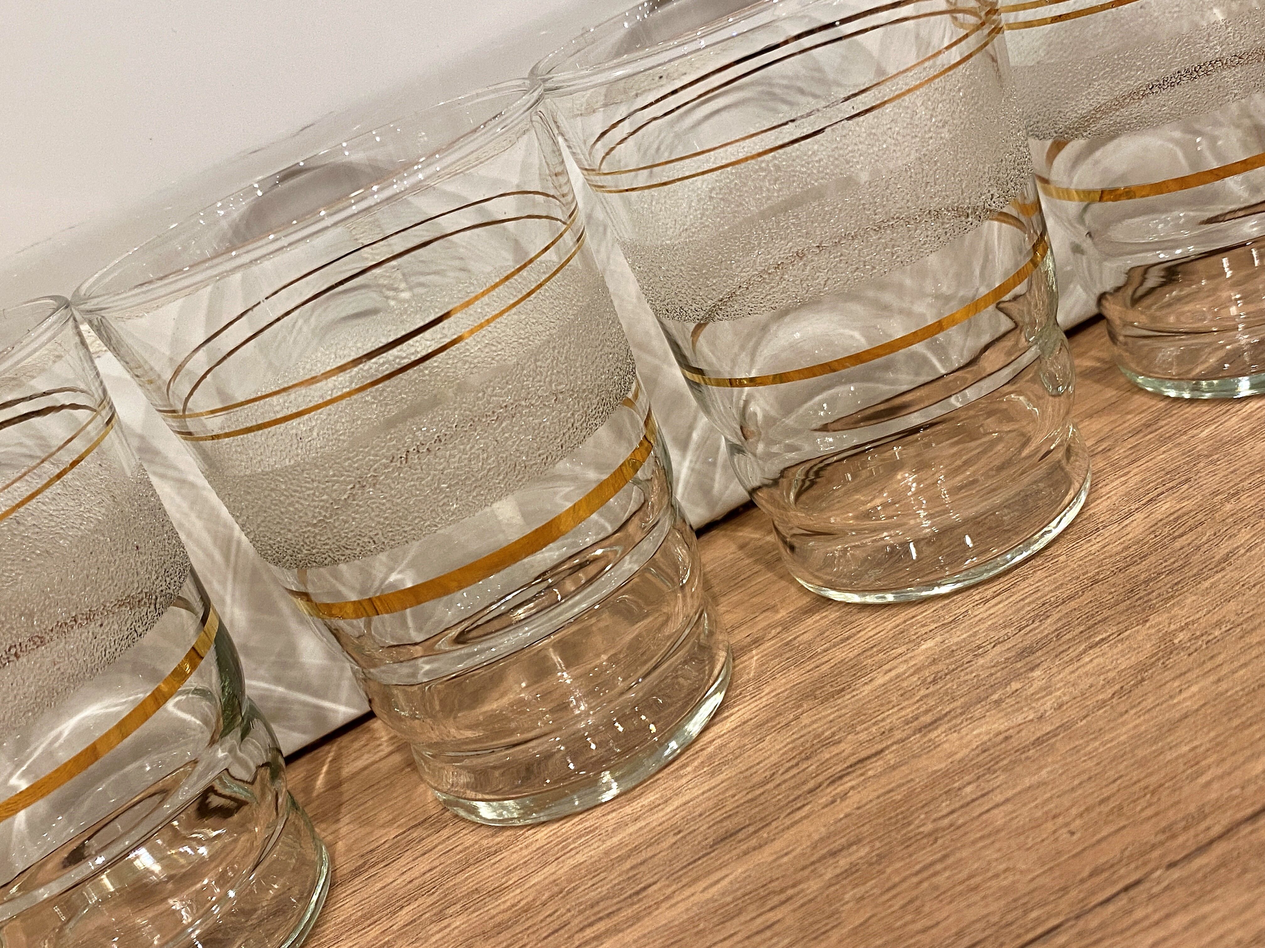 Set of 5 granite cup water glasses
