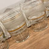 Set of 5 granite cup water glasses