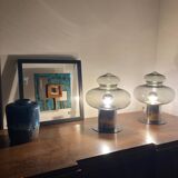 Vintage Anvia Space Age table lamps - set