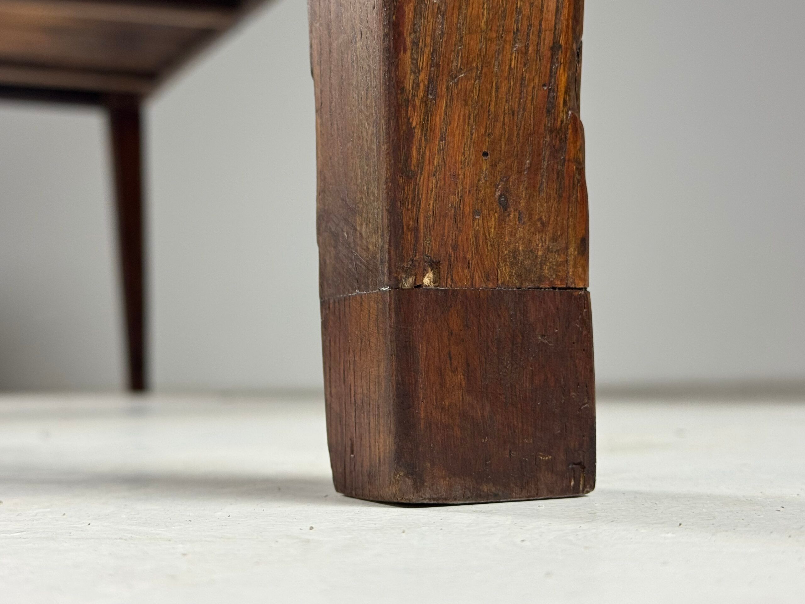Table de ferme française de 292 cm