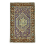 4x6 Vintage Oushak Carpet, Turkish Rug, 107x172Cm