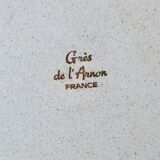 Dessert plates in sandstone from L'Arnon