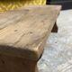 Ancien tabouret marche pied en bois